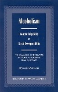 Enlarge image Cover: Alcoholism - University Press of America
