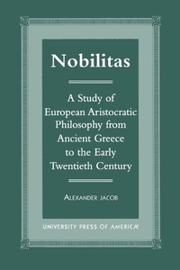 Enlarge image Cover: Nobilitas - University Press of America