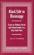 Cover: Black Life in Mississippi - University Press of America