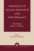 Cover: Portraits of Human Behavior and Performance - University Press of America