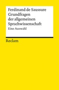 Cover: Grundfragen der allgemeinen Sprachwissenschaft. Eine Auswahl - Reclam