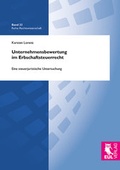 Cover: Unternehmensbewertung im Erbschaftsteuerrecht - Josef Eul Verlag