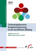 Cover: Technologiebasierte Kompetenzmessung in der beruflichen Bildung - wbv Media