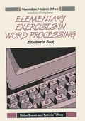 Cover: Elementary Exercises in Word Processing - Palgrave Macmillan