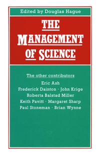 Enlarge image Cover: The Management of Science - Palgrave Macmillan
