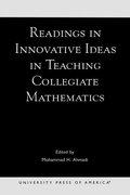 Cover: Readings in Innovative Ideas in Teaching Collegiate Mathematics - University Press of America