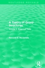 Cover: A Theory of Group Structures - Routledge