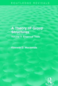 Enlarge image Cover: A Theory of Group Structures - Routledge