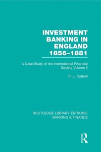 Abbildung von: Investment Banking in England 1856-1881 (RLE Banking & Finance) - Routledge