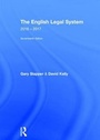Cover: The English Legal System - Routledge