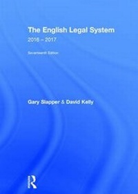 Enlarge image Cover: The English Legal System - Routledge