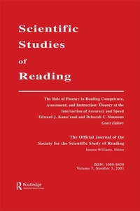 Enlarge image Cover: The Role of Fluency in Reading Competence, Assessment, and instruction - Routledge