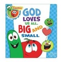 Cover: VeggieTales: God Loves Us All, Big and Small, a Digital Pop-Up Book (padded) - B&H Publishing Group