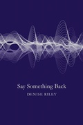 Cover: Say Something Back - Picador