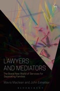Cover: Lawyers and Mediators - Hart Publishing