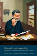 Cover: Philosophy as Responsibility - University Press of America