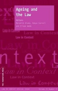 Enlarge image Cover: Ageing and the Law - Federation Press