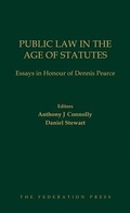 Cover: Public Law in the Age of Statutes - Federation Press