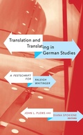 Cover: Translation and Translating in German Studies - Wilfrid Laurier University Press