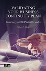 Cover: Validating Your Business Continuity Plan - IT Governance Publishing