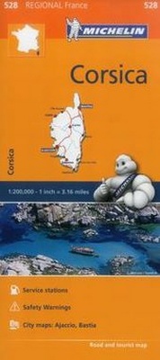 Abbildung von: France: Corsica Map 528 - Michelin Editions des Voyages
