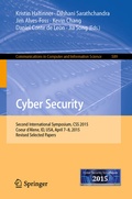 Cover: Cyber Security - Springer