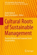 Cover: Cultural Roots of Sustainable Management - Springer