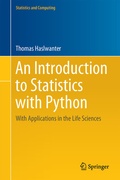 Cover: An Introduction to Statistics with Python - Springer