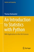 Cover: An Introduction to Statistics with Python - Springer