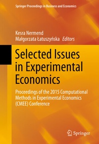 Abbildung von: Selected Issues in Experimental Economics - Springer