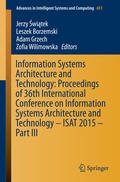 Cover: Information Systems Architecture and Technology: Proceedings of 36th International Conference on Information Systems Architecture and Technology - ISAT 2015 - Part III - Springer