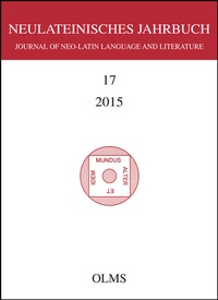 Abbildung von: Neulateinisches Jahrbuch - Georg Olms Verlag