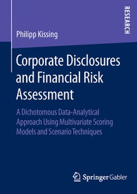 Abbildung von: Corporate Disclosures and Financial Risk Assessment - Springer Gabler