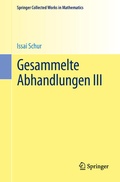 Cover: Gesammelte Abhandlungen III - Springer