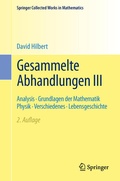 Cover: Gesammelte Abhandlungen III - Springer