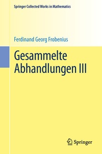 Abbildung von: Gesammelte Abhandlungen III - Springer