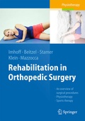 Cover: Rehabilitation in Orthopedic Surgery - Springer