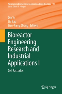 Enlarge image Cover: Bioreactor Engineering Research and Industrial Applications I - Springer