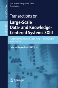 Abbildung von: Transactions on Large-Scale Data- and Knowledge-Centered Systems XXIII - Springer