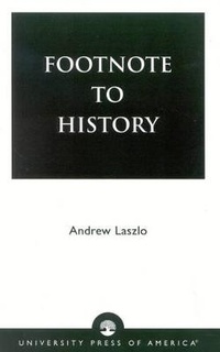 Enlarge image Cover: Footnote to History - University Press of America