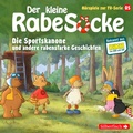 Cover: Die Sportskanone, Der Honigmond, Der sprechende Busch (Der kleine Rabe Socke - H&ouml;rspiele zur TV Serie 5) - Silberfisch