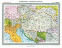 Abbildung von: Hist. Karte: ÖSTERREICHISCH-UNGARISCHE MONARCHIE - um 1908 [gerollt] - Verlag Rockstuhl