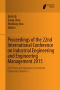 Cover: Proceedings of the 22nd International Conference on Industrial Engineering and Engineering Management 2015 - Atlantis Press