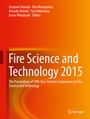 Cover: Fire Science and Technology 2015 - Springer