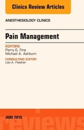 Cover: Pain Management, An Issue of Anesthesiology Clinics: Volume 34-2 - Elsevier
