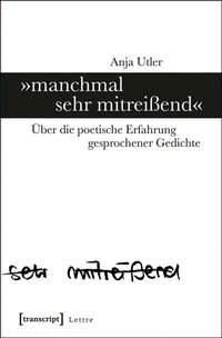 Enlarge image Cover: »manchmal sehr mitreißend« - transcript