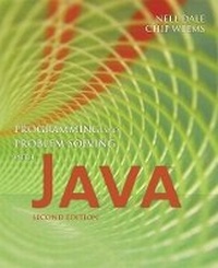 Enlarge image Cover: Programming and Problem Solving with Java - Jones and Bartlett Publishers, Inc