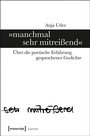 Cover: »manchmal sehr mitreißend« - transcript