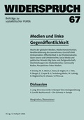 Cover: Widerspruch 67 - Rotpunktverlag