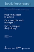Cover: Peut-on manager la justice? Kann man die Justiz managen? Can we manage the Judiciary? - Nomos